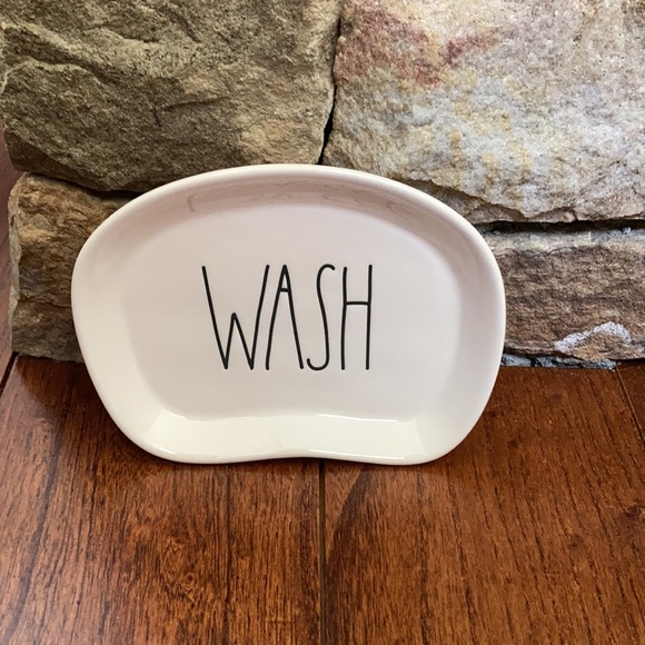 NWT RARE Rae Dunn ADORABLE Soap Holder - WASH - Picture 5 of 6